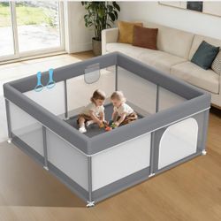 Brand new 50" x 50" Baby Play Yard - Playpen for Babies and Toddlers