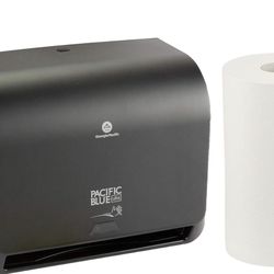 NEW! Pacific Blue Ultra Mini Dispenser Kit, Includes 9" Paper Towel Roll and Automated Dispenser