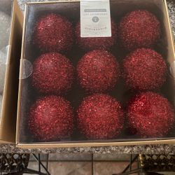 9 Inch Tinsel Ornaments