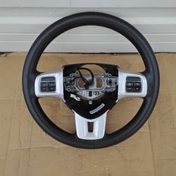 Nice 2017 TO 2018 Dodge Journey Black Steering Wheel OEM Factory Very Clean Like New. 
