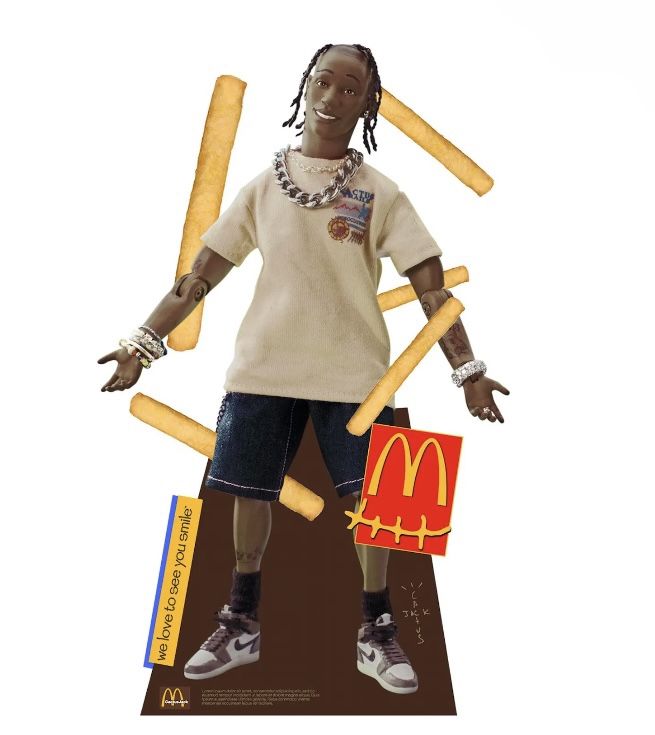 Travis Scott x McDonalds Action Figure Life-Size Cutout