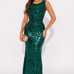 Sequin Maxi Dress ! Size Small 