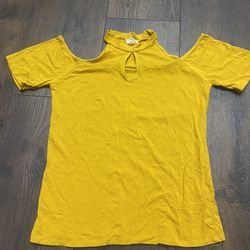 Womans Mustard Yellow Shirt Size XL By Heart & Hips #8