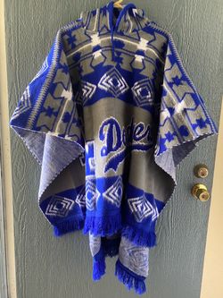 MLB Los Angeles Dodgers Poncho with Hoodie
