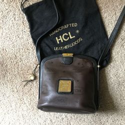 Vintage HCL-Handcrafted Leather-goods Handbag 