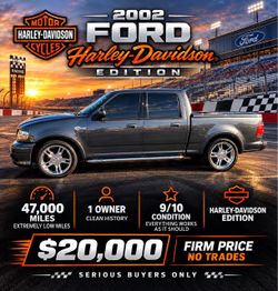 2002 FORD HARLEY DAVIDSON F150