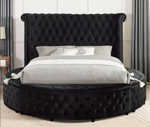 Brand New Black Queen Platform Storage Bed Frame (Available in Eastern King)
