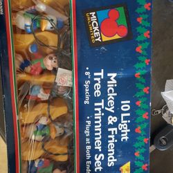 Mickey and Minnie & and Friends 10 light sets of Tree Lights