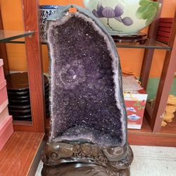 Natural crystal +stand