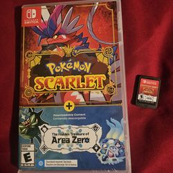 Pokemon Scarlet + The Hidden Treasure of Area Zero