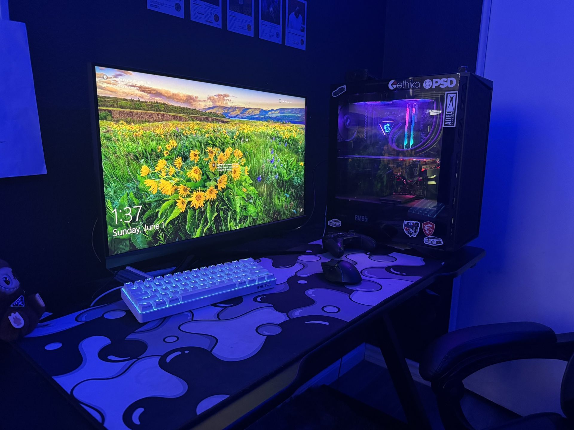 PC Setup (specs are in the photo)