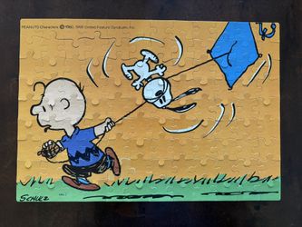 Charlie Brown And Snoopy Peanuts Kite 100  Piece Puzzle