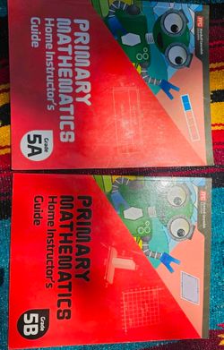 Primary Mathematics Home Instructor's Guide 5A and 5B Teaching Manuals