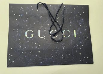 Gucci shopping paper bag new arrivals