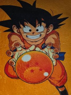 Dragon Ball Kid Goku Fleece rug