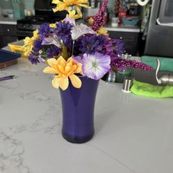 Purple Flower Vase 