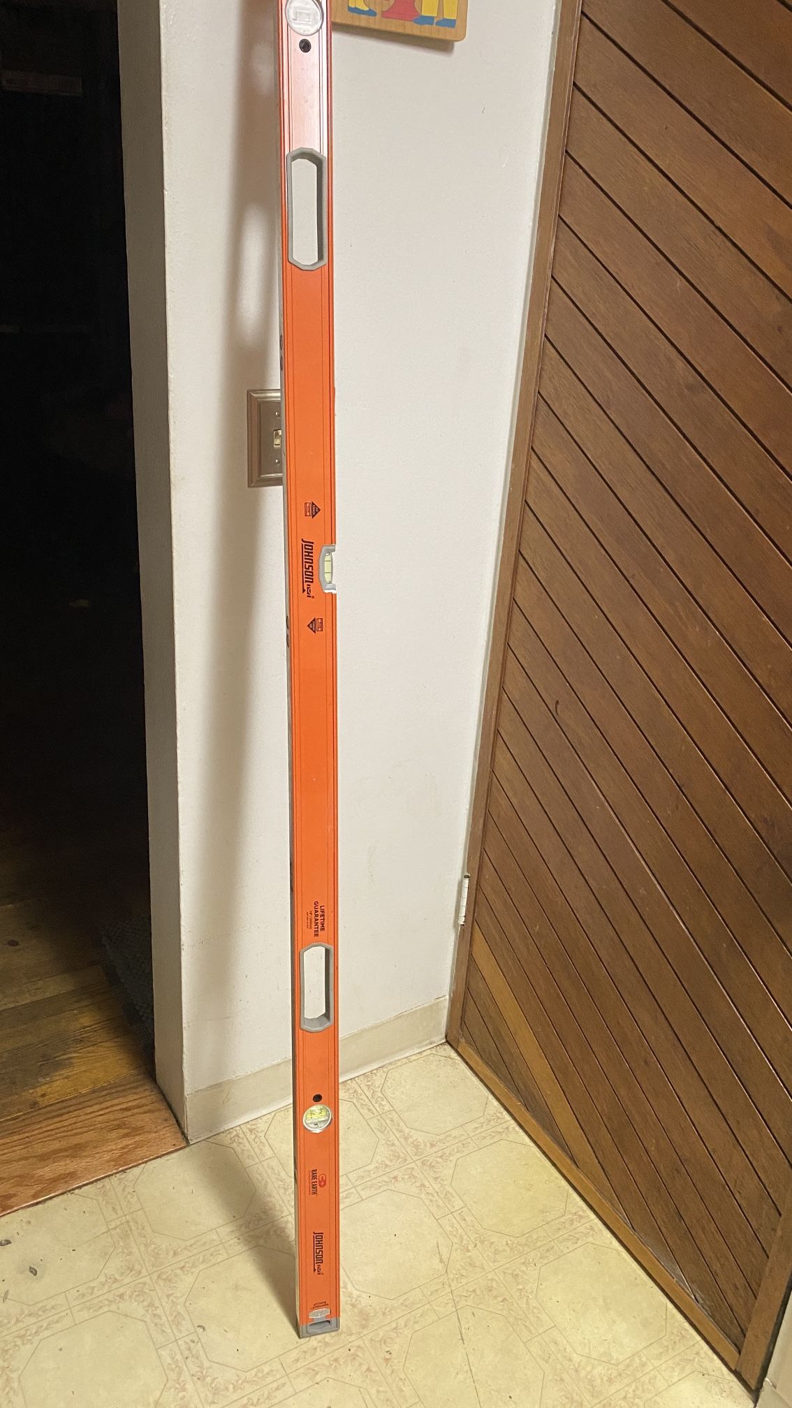 78" jhonson box beam magnetic level