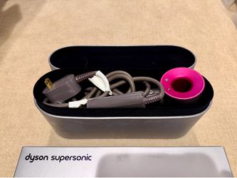 Dyson Supersonic Hair Dryer with 3 attachments ( Fast Drying and quiet)