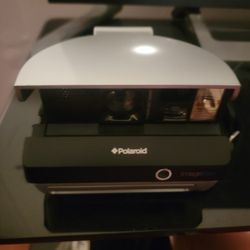 Polaroid Image 1200 Instant Camera - Black and Silve