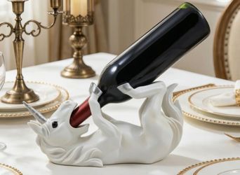 Ebros Wine of Sacred Purity Unicorn Wine Holder