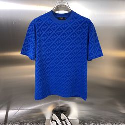 Fendi Blue T-shirt 2024 New 