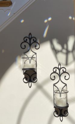 2 Candle  Holders 