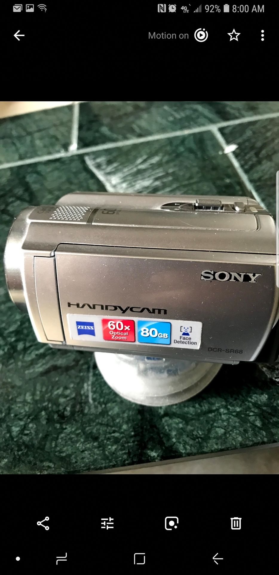Sony handycam DCR-SR68 and Nikon coolpix p2