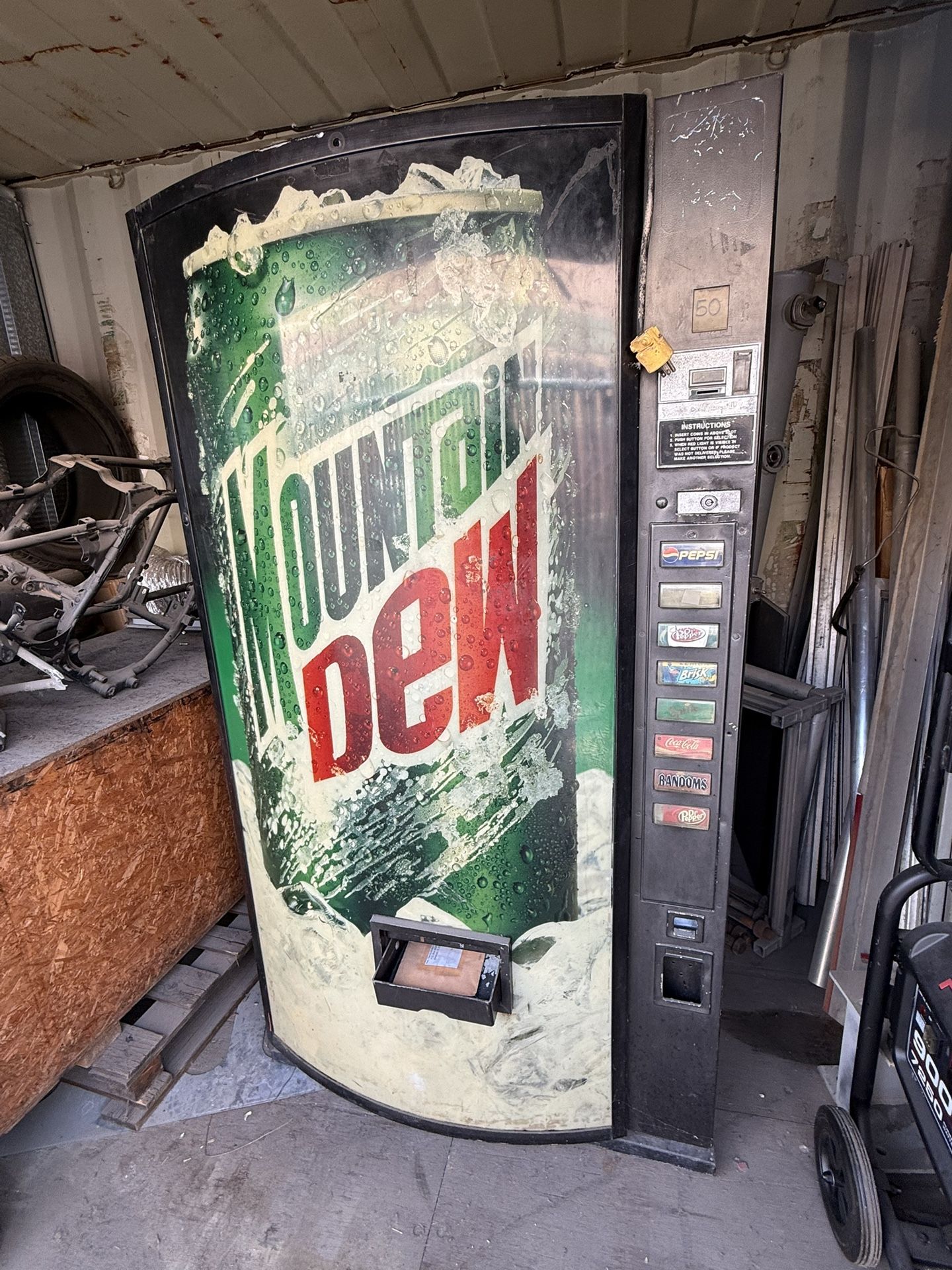 Mountain Dew Soda Machine 
