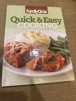 Hardcover Cookbook, Family Circle-Quick & Easy Cooking 2009/Excellent
