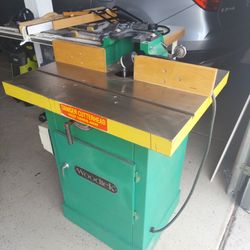 Woodtek 603274 3HP Spindle Shaper + CMT Cassetta 65 Plus Cutter Set