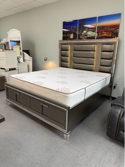 King bed frame (FREE 24H DELIVERY)