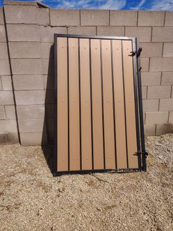 47x72 composite gate powdercoated