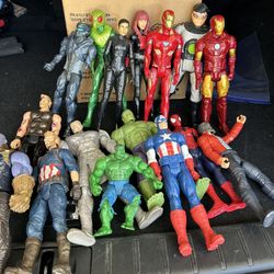 12 Inch Action Figures Bulk Lot $50 Firm Or $8