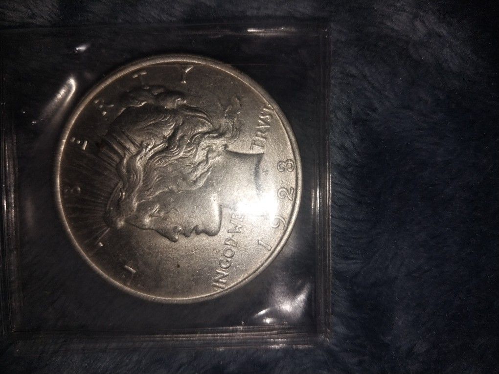 1923 Peace silver dollar