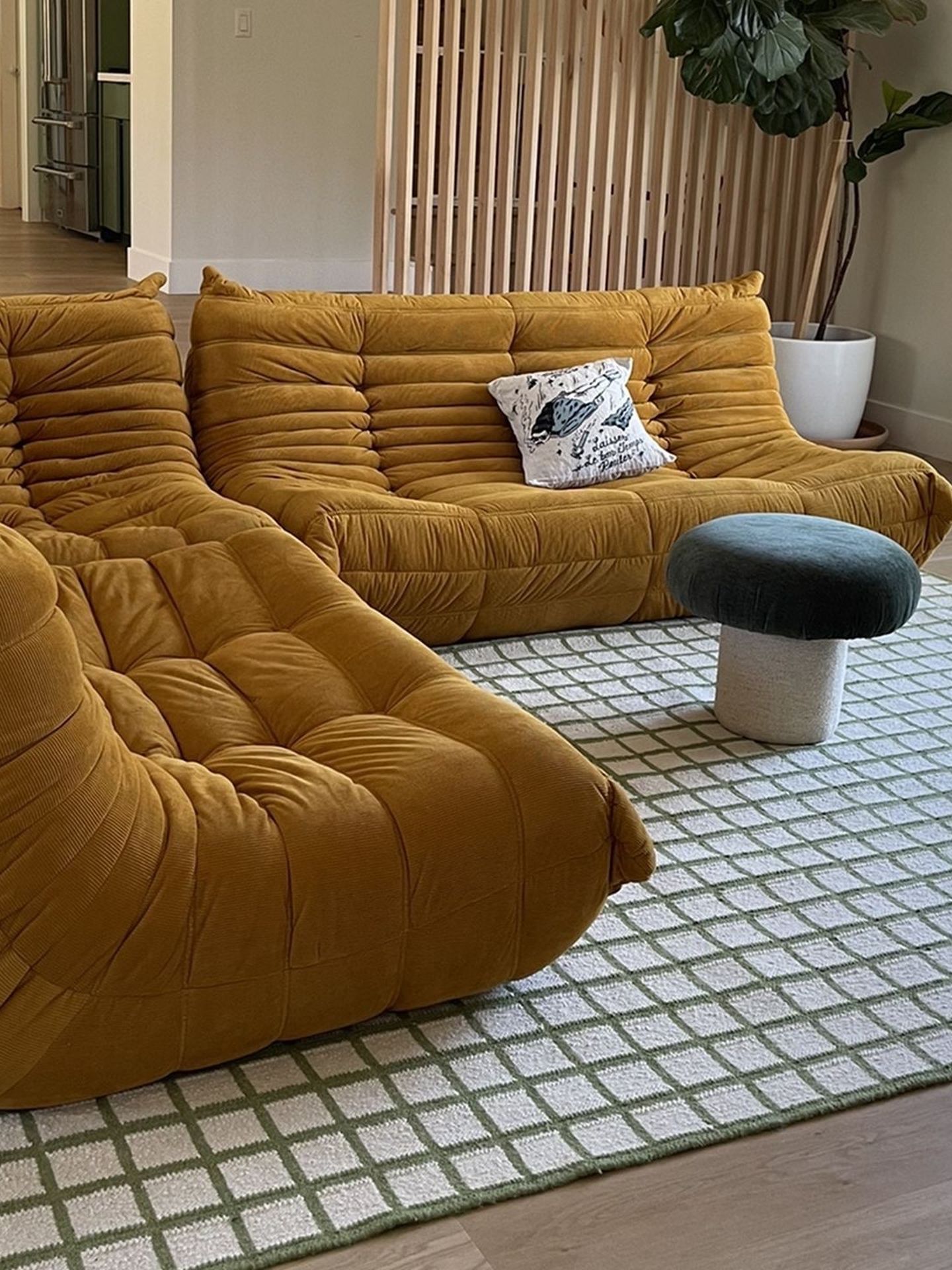 Togo Replica In Mustard Cord