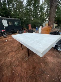 White Marble Top Table