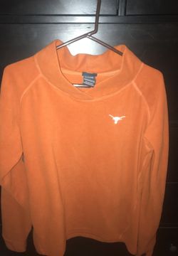 Longhorn fleece pullover