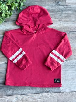 Carter's Red Hooded Long Sleeve Shirt Size 3T