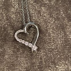 Pink Sapphire  Heart Pendant