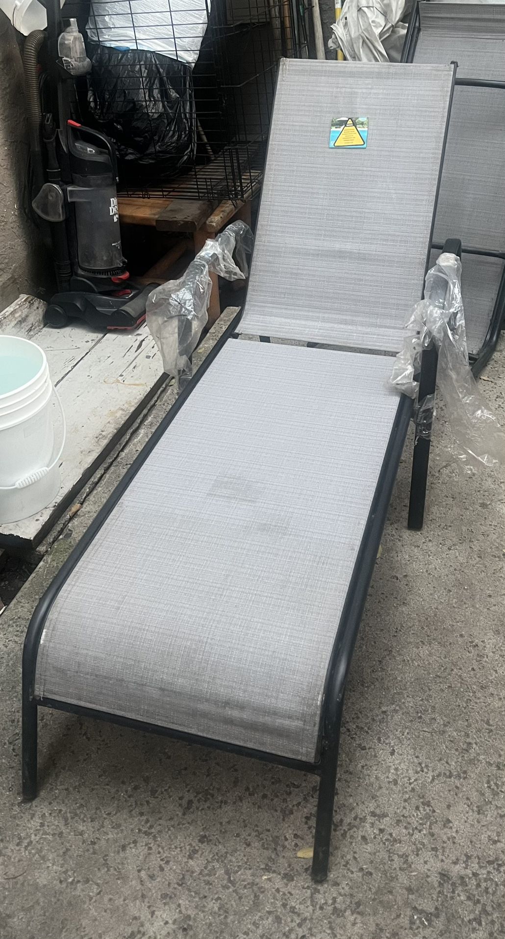 Outdoor Pool Lounge Chairs Set 
