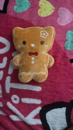 🎄🍪 Hello Kitty Gingerbread Man Plushie – Sweet, Snuggly, and Holiday-Ready! 🎀🐱