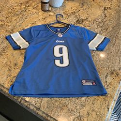 Reebok Women's Premier NFL Jersey Detroit Lions Matthew Stafford Blue sz M