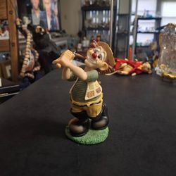 "Hooked On Fishin" 1997 Slapstix Whimsical Clown Figurine With A Hook On His Pants, By Cast Art 5"H