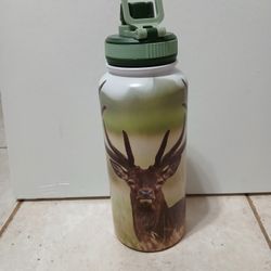 34 Oz. stainless steel bottle.  Bought new only used once.  $5