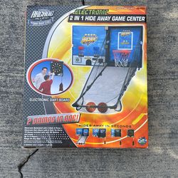 Electronic dartboard and basketball