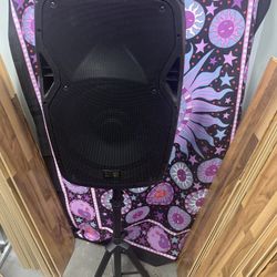 Large Bluetooth Speaker W/ LEDs
