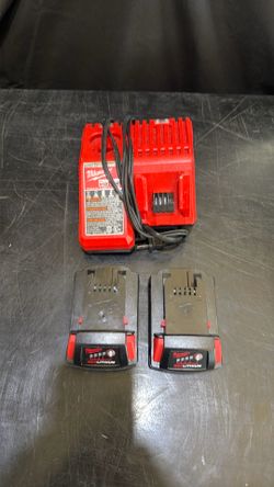 Milwaukee M18 charger and batteries