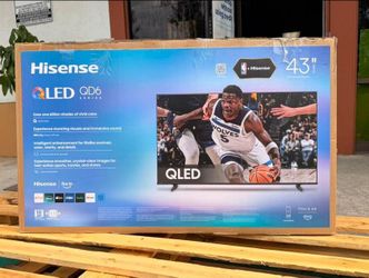 43QD65 43” Hisense smart 4k Qled tv