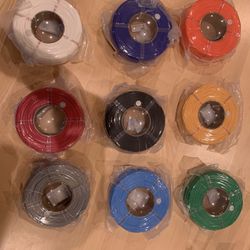 9 Rolls Of Bambu ABS filaments in Original Vac Sealed Packaging