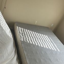 Queen bed and mattress